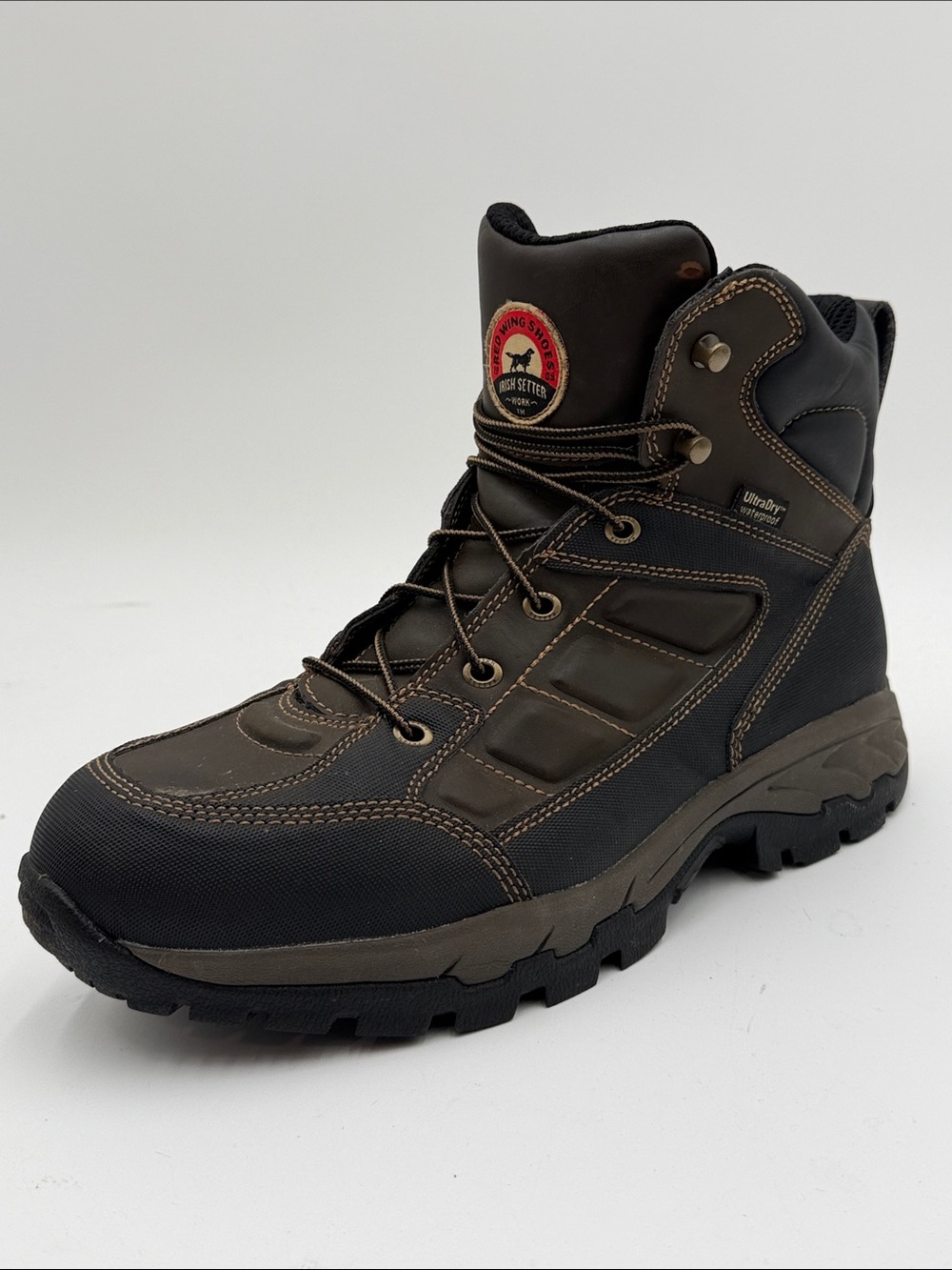 RED WING IRISH SETTER sz11 Ely Rugged Waterproof Work Boots